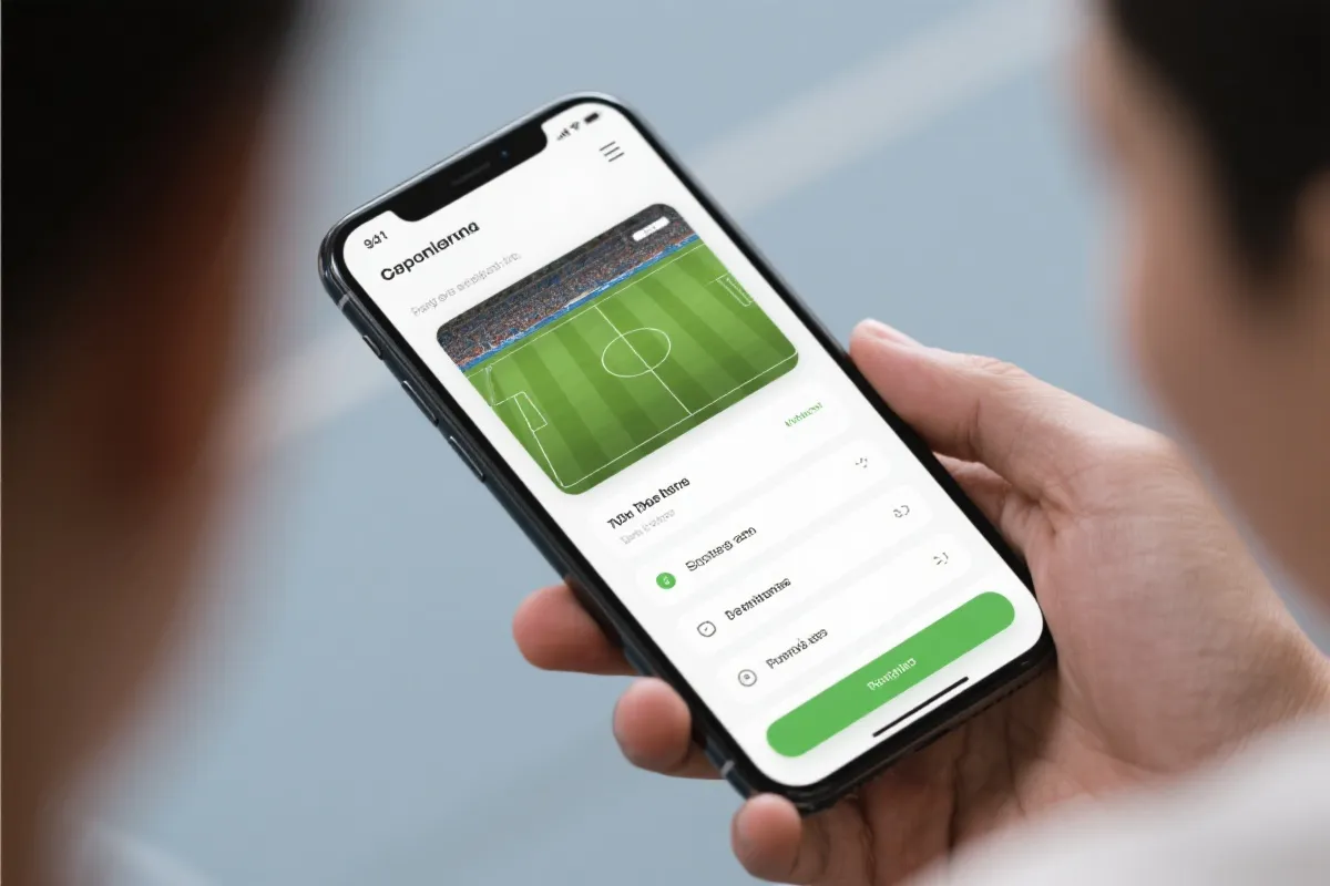 五大联赛App界面示意